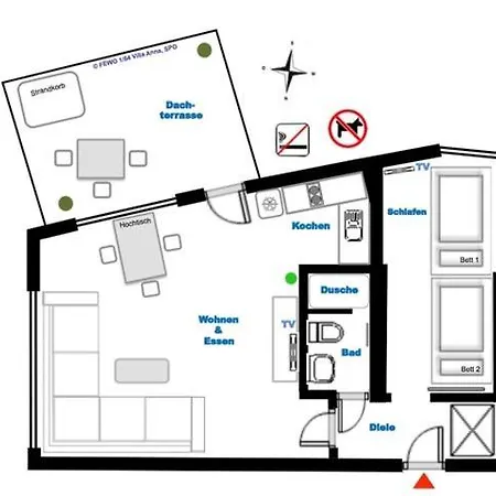 Anna I - Penthouse 64 * Böhl